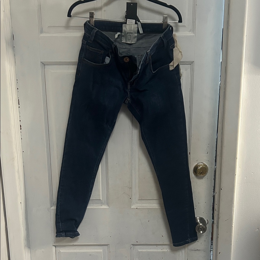 One Teaspoon Dark Blue Denim  Skinny Jeans, Size 26